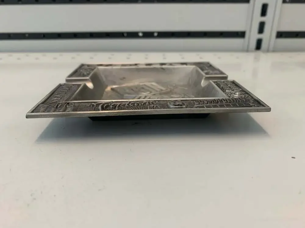 Embossed Metal Las Vegas Ashtray - Useful, Decorative & Collectible